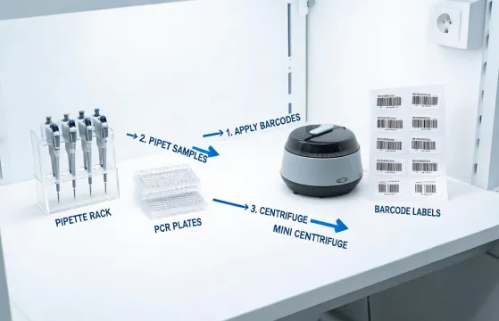 Molecular diagnostics bench